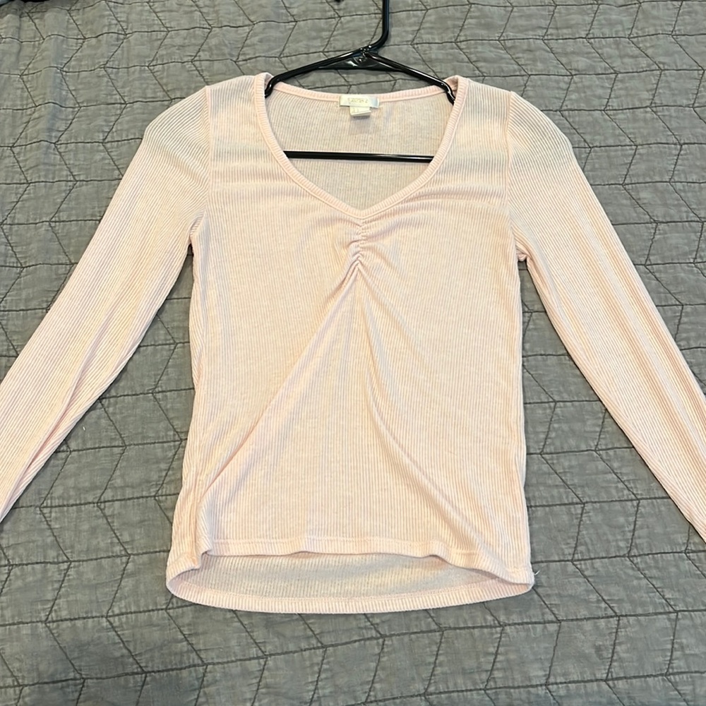 Long sleeve tight fitted top